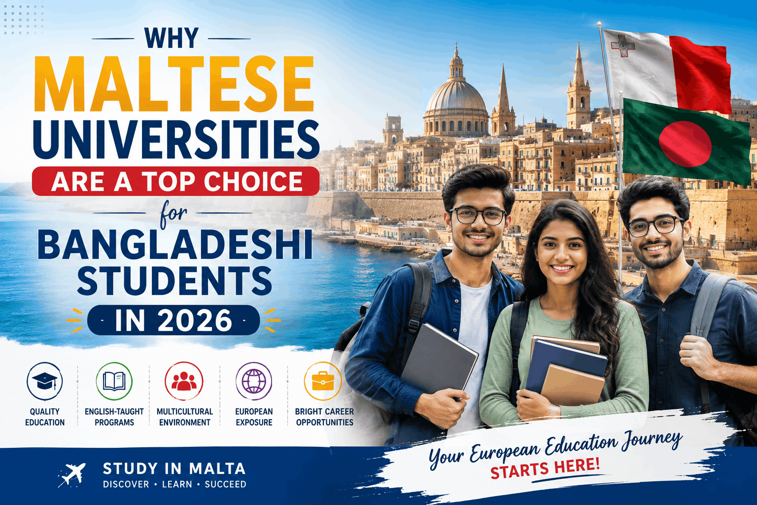 Why Maltese Universities Are a Top Choice for Bangladeshi Students in 2026