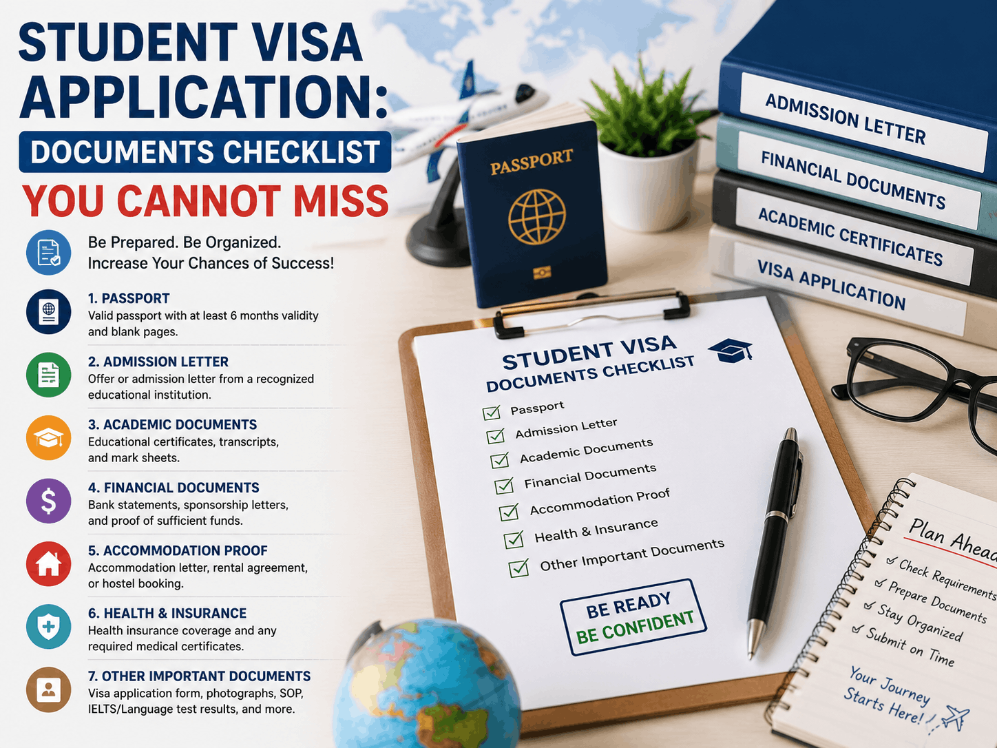 Student Visa Application: Documents Checklist You Cannot Miss